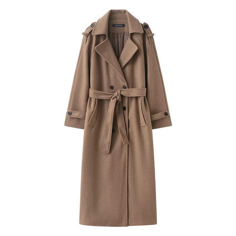 The Nordic Trench | Double-Breasted Wool Coat