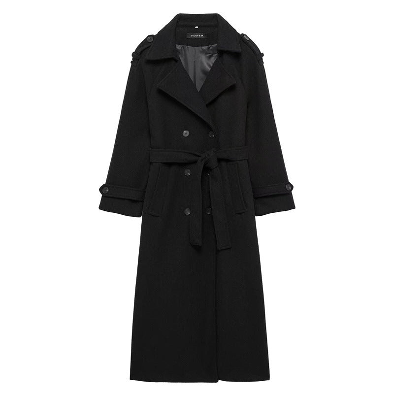 The Nordic Trench | Double-Breasted Wool Coat