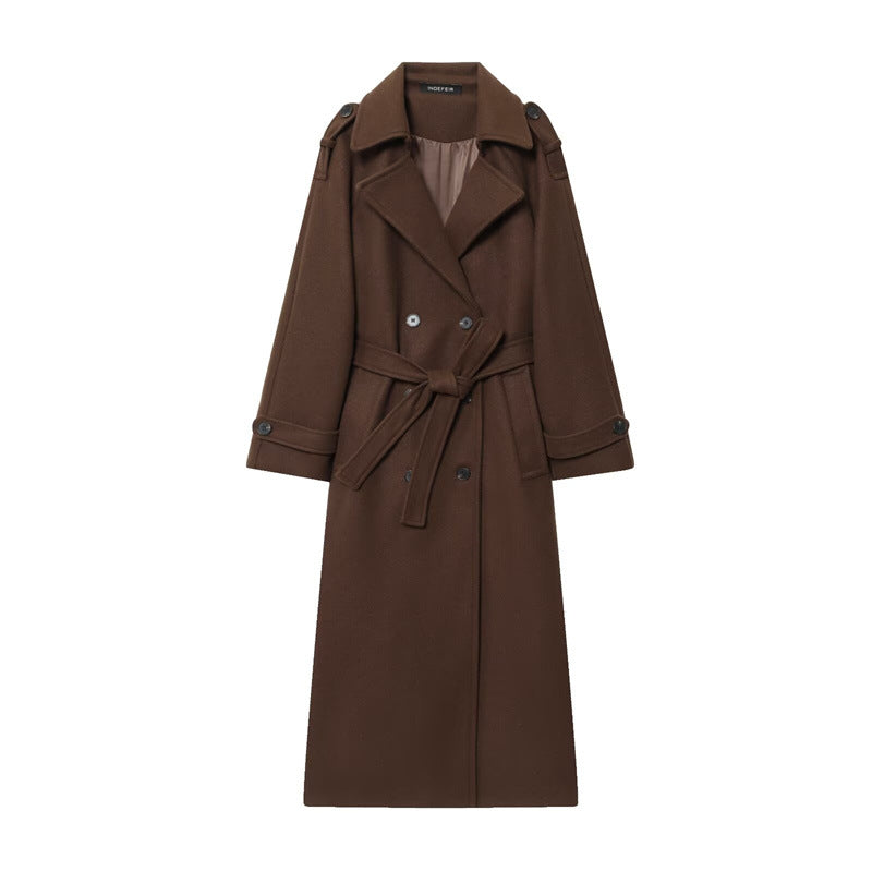 The Nordic Trench | Double-Breasted Wool Coat