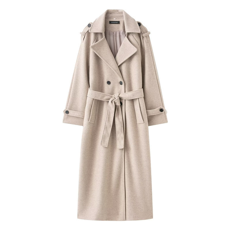 The Nordic Trench | Double-Breasted Wool Coat