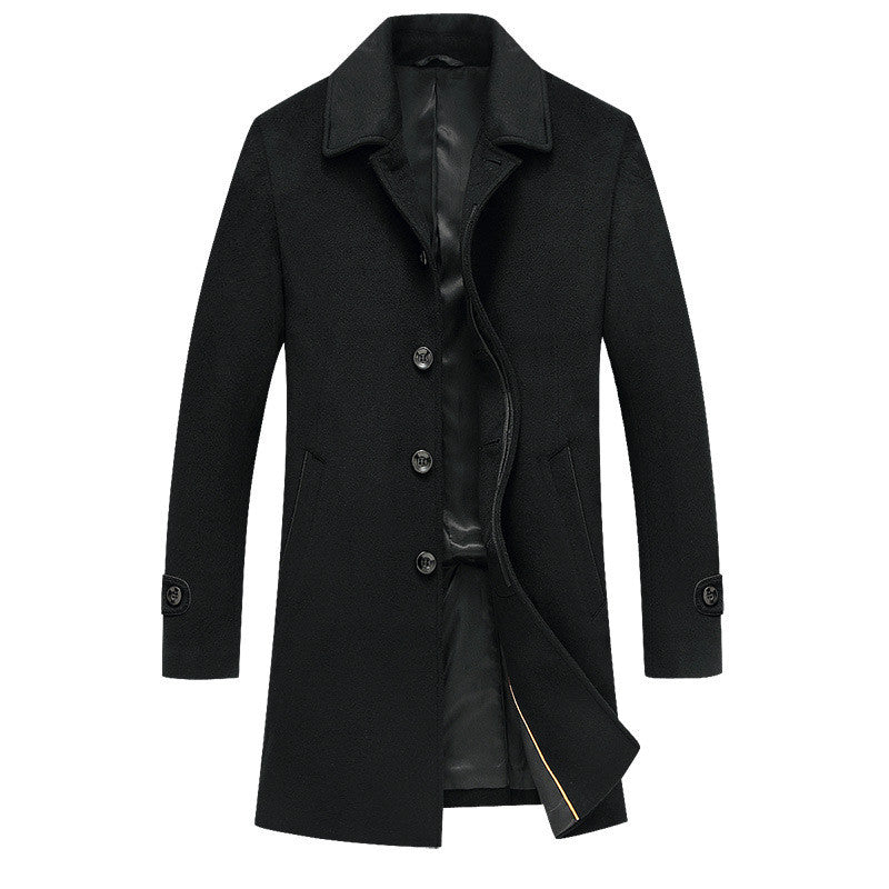 The Nordic Overcoat | Premium Single-Breasted Wool Coat