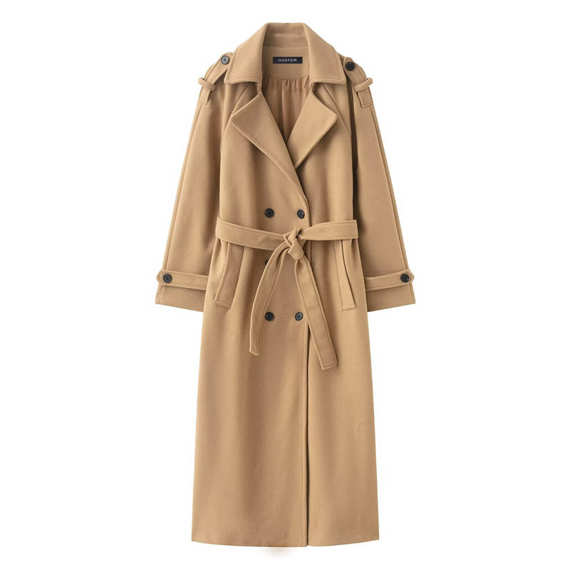 The Nordic Trench | Double-Breasted Wool Coat