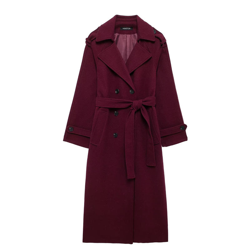 The Nordic Trench | Double-Breasted Wool Coat