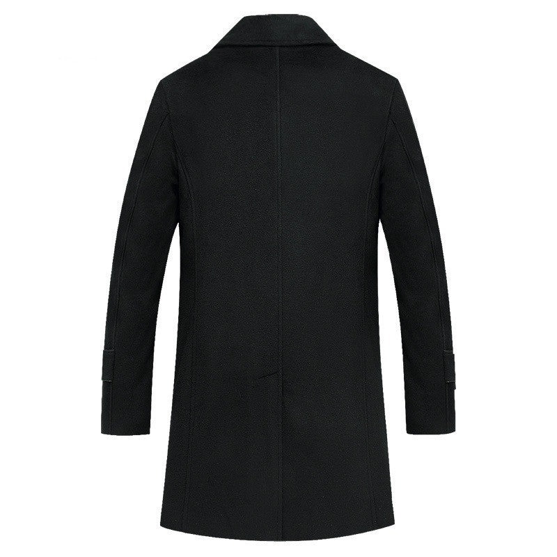 The Nordic Overcoat | Premium Single-Breasted Wool Coat